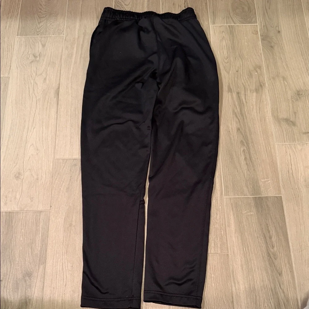 Nike Boys Black Sweatpants with White Logo Size Extra Large